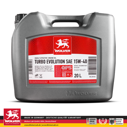 Wolver Turbo Evolution 15W-40 Ci-4 20L
